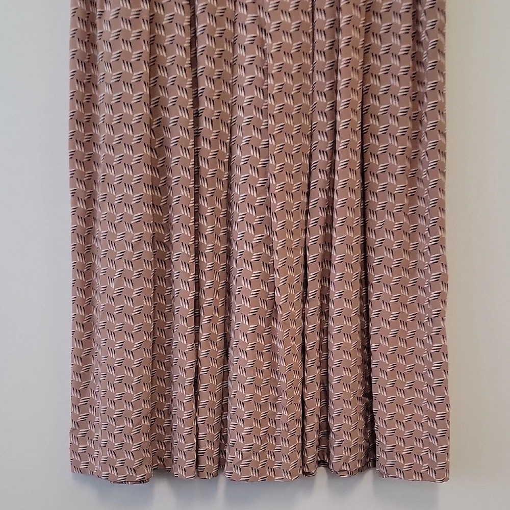 Dior Beige Patterned A-Line Skirt - Picture 11 of 16